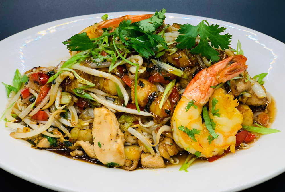 Cauliflower Chicken & Shrimp Fried Rice 3