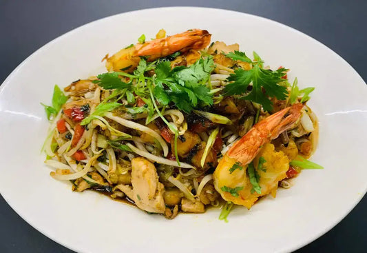 Cauliflower Chicken & Shrimp Fried Rice