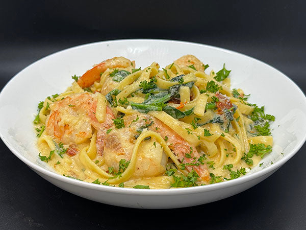 Creamy Tuscan Shrimp Pasta
