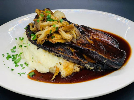 Roasted Eggplant fillet w/ Truffled Mashed Potato