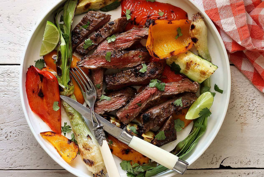 Paleo Diet Food - Vegetables and Steak