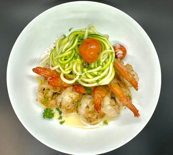 Shrimp Scampi w/ Zucchini Noodles 2